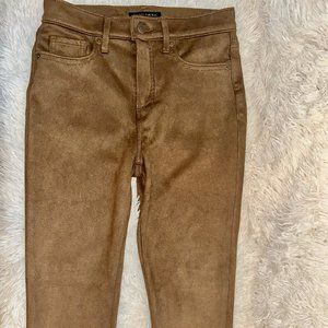 **FINAL PRICE-Banana Republic, Brown, Ultrasuede, High Rise Skinny Pant